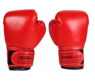 Guantes de boxeo para niños rojos