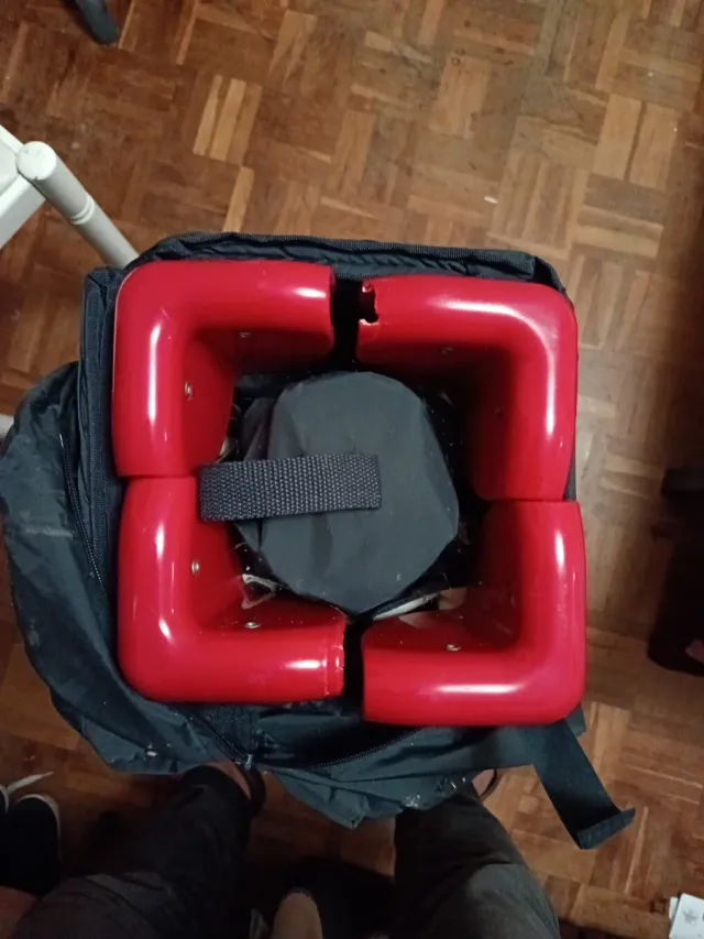 Cuna de viaje plegable con colchón