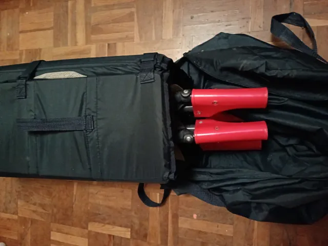 Cuna de viaje plegable con colchón