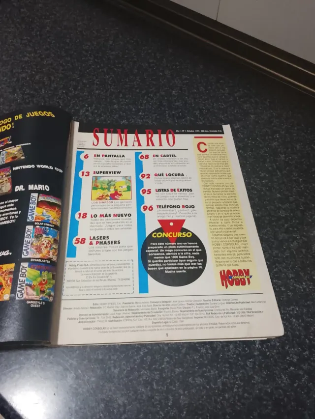 Revista Hobby Consolas N° 1 (Octubre 1991)