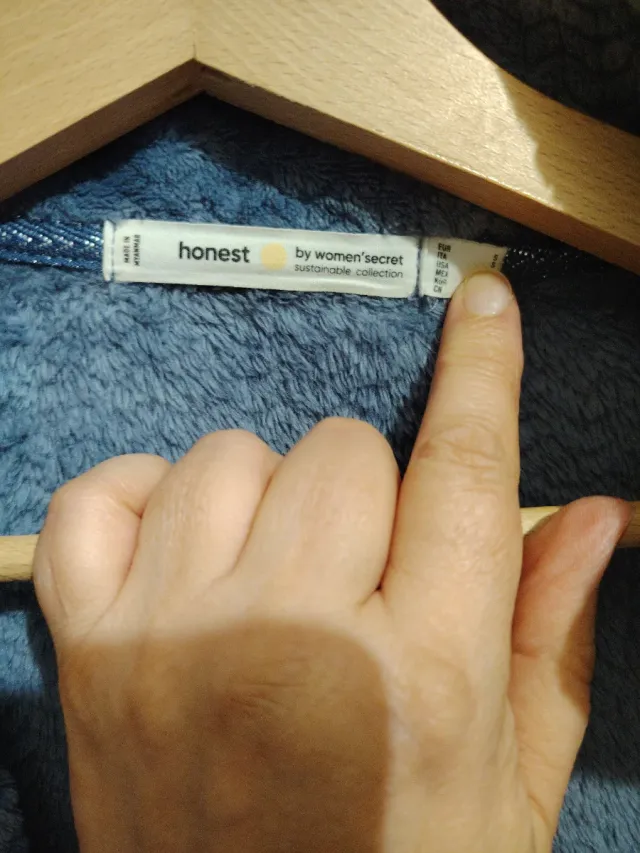 Bata mujer talla M azul