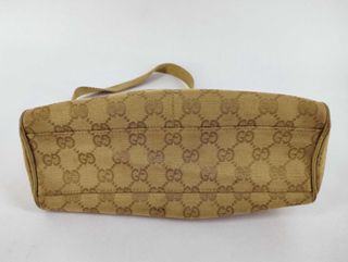 Borsa Gucci Pochette Mezza Luna GG Canvas Beige Y2