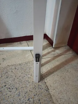 Rejas de aluminio blancas