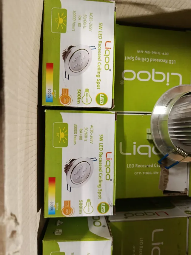 Foco LED Techo Liqod Plata/Blanco