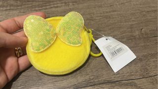 Portamonete Minnie morbido con paillettes