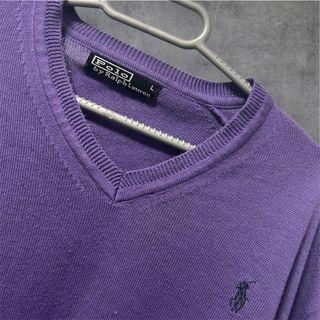 Polo Ralph Lauren Jersey Morado Talla L