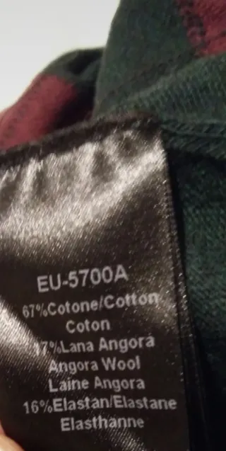 Pullover scollo a V fantasia argyle