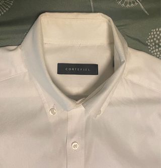 Camisa Cortefiel Blanca Talla S