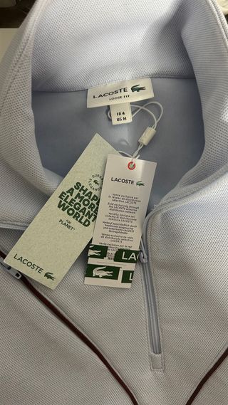 Jersey Lacoste Media Cremallera