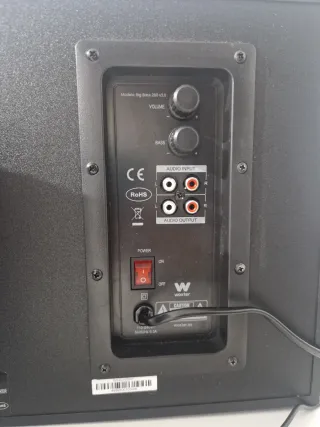 Altavoces Woxter Big Bass 260 Negro