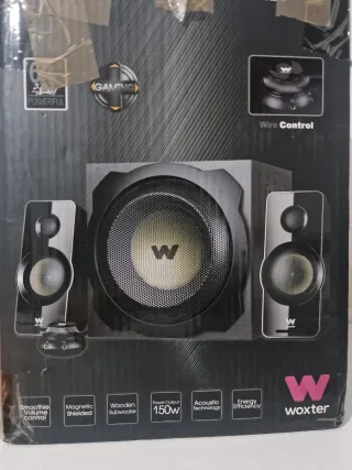 Altavoces Woxter Big Bass 260 Negro