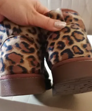 Stivaletti donna fantasia leopardata tg 36