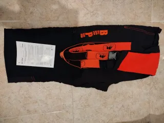 Peto anticorte SIP Protection Negro/Naranja