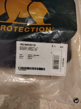 Peto anticorte SIP Protection Negro/Naranja