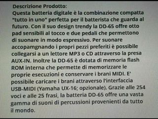 Yamaha Batteria Elettronica DD-65