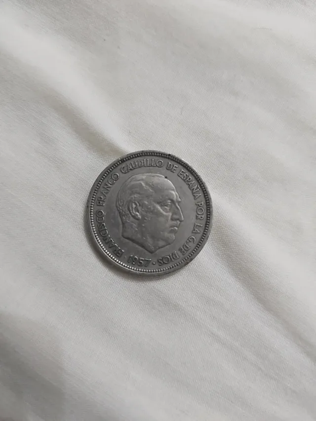 Moneda 50 Pesetas 1957 Franco