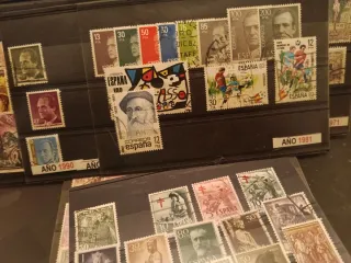 250 Sellos España 60s-90s Usados