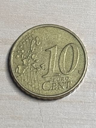 Moneda de 10 céntimos de Euro 1999