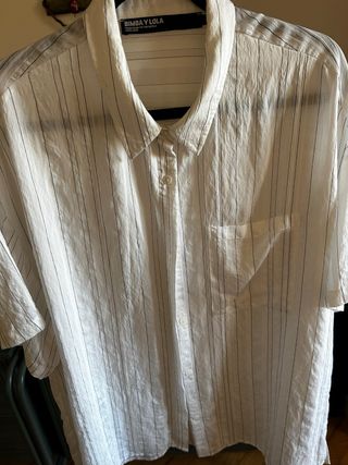 Camisa Bimba y Lola Rayas Blancas y negras