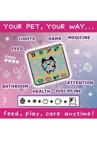 Tamagotchi® Mascota Virtual+Funda Protect Vaquita