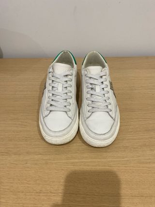 Zapatillas Scalpers beige y verde mujer original