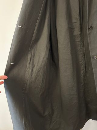 Abrigo largo gris Zara