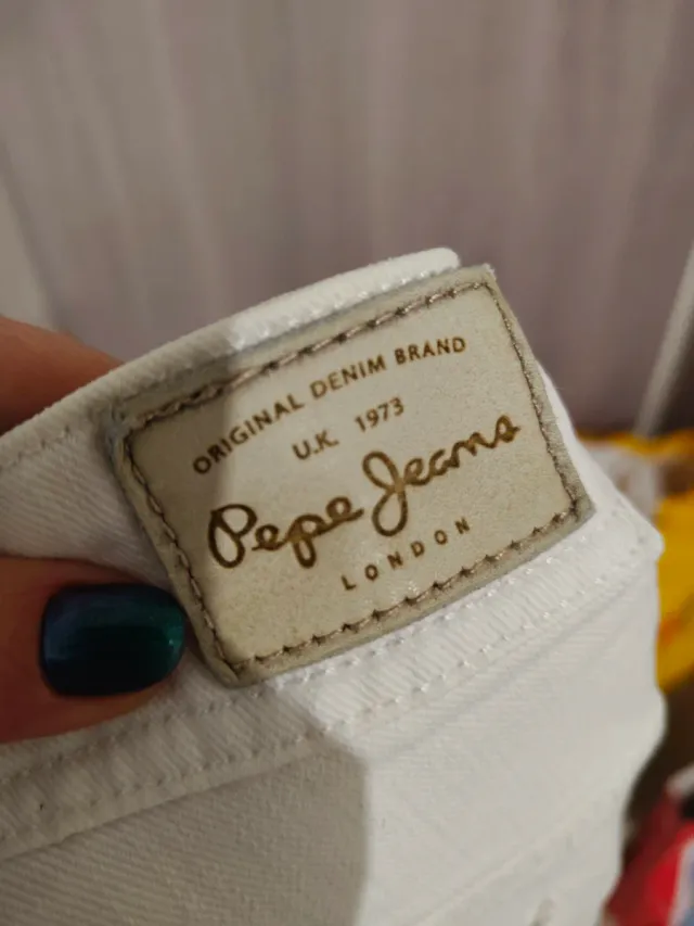 Vaqueros Pepe Jeans London Blancos