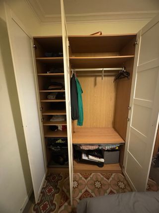 Guardaroba PAX Ikea bianco con specchio