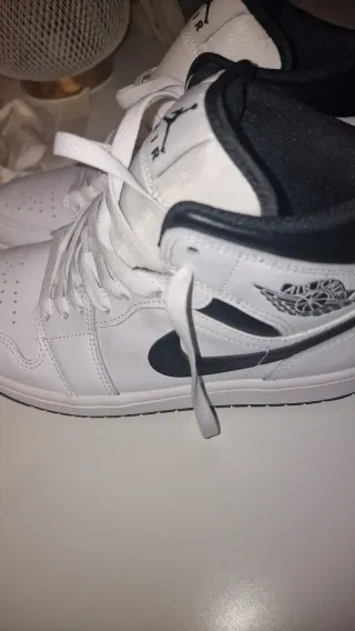 Jordan 1 Blancas Gris Negro