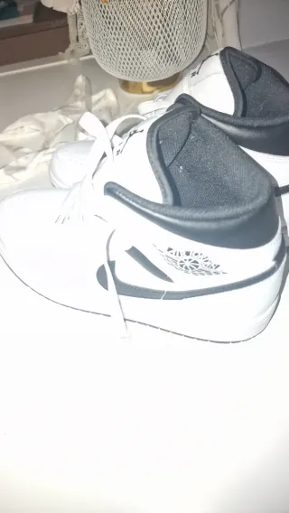 Jordan 1 Blancas Gris Negro