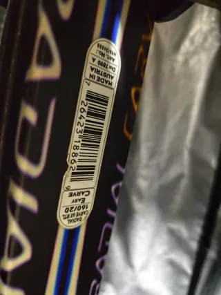 Esquís Carve 160cm con Funda