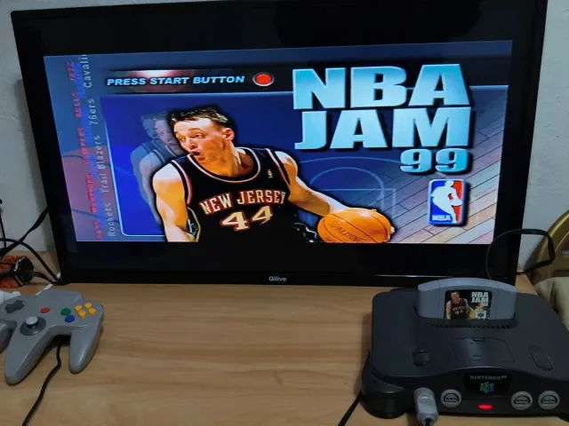 Cartuccia del gioco NBA Jam 99 N64 per Nintendo 64