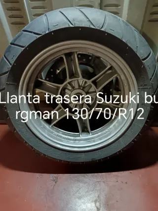 Llanta Trasera Suzuki Burgman 130/70/R12