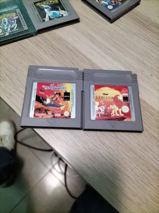 Pack 5 Juegos Game Boy Pokémon y Disney