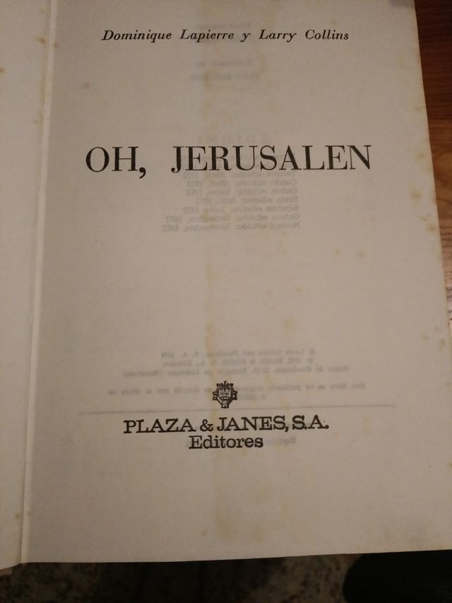 Oh Jerusalén