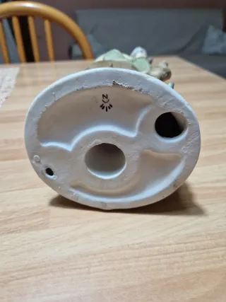 Statuina donna con spighe h 30 cm