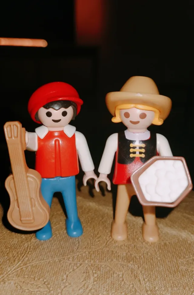 Playmobil Oeste Niños con Guitarra y Cesta