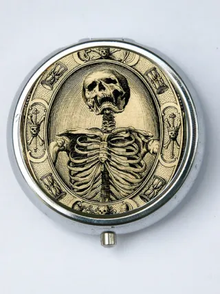 Portapillole Memento Mori Calavera