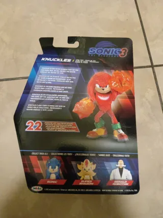 Action Figure Knuckles Sonic 3 - 13 cm
