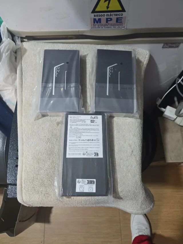 3 x Fuffi Móvil Negro/Gris