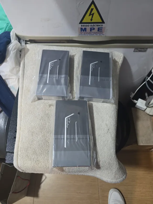 3 x Fuffi Móvil Negro/Gris