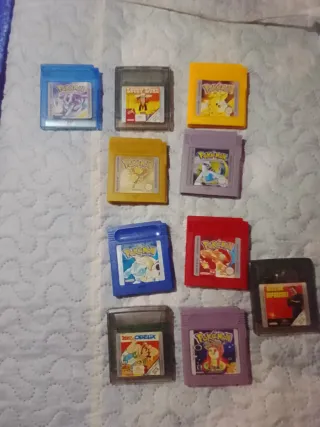Lote Videojuegos Game Boy Pokémon