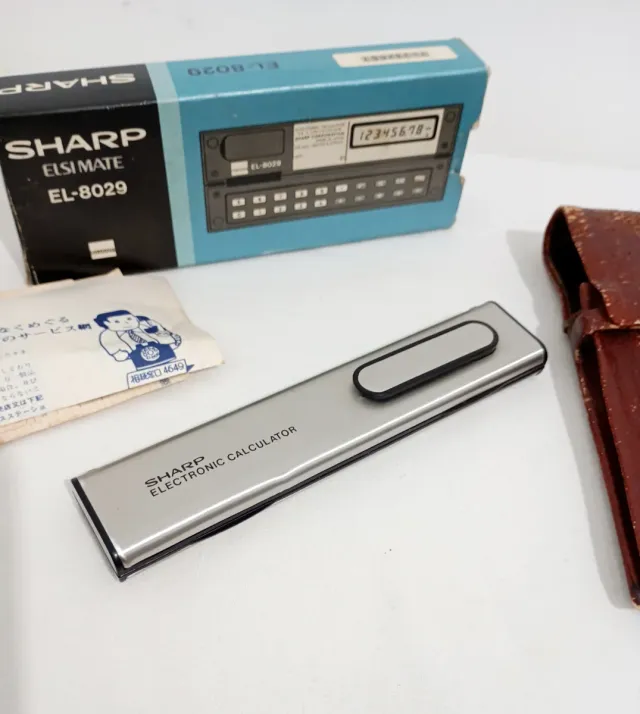 Calculadora Sharp Vintage EL-8029 Colección