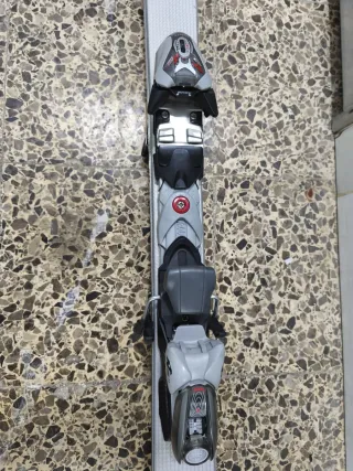 Esquís, bastones y funda