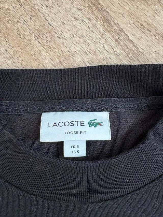 Sudadera Lacoste Negra