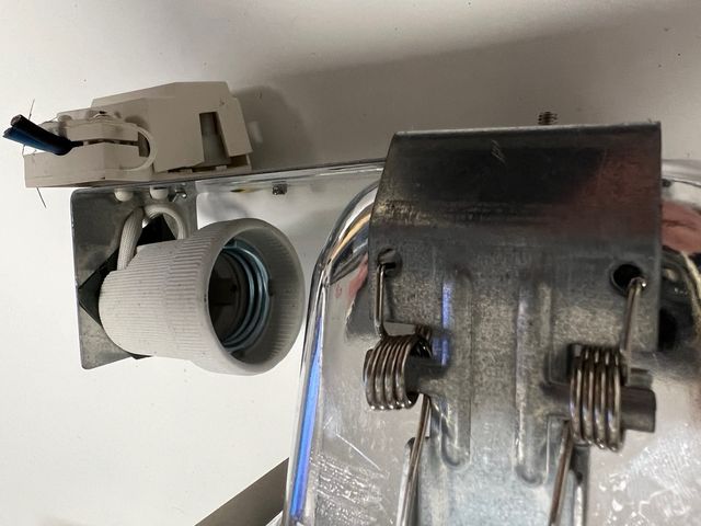 Lote 3 Focos de Techo Metálicos