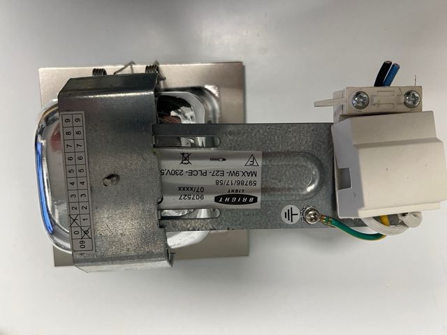 Lote 3 Focos de Techo Metálicos