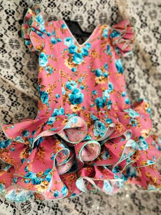 Traje Flamenca Niña Talla 2
