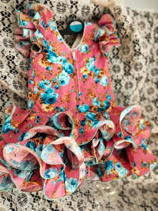 Traje Flamenca Niña Talla 2