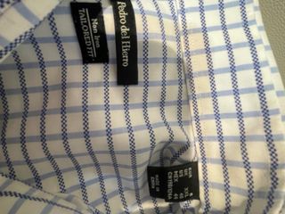 Camisa Pedro del Hierro cuadros azul y blanco